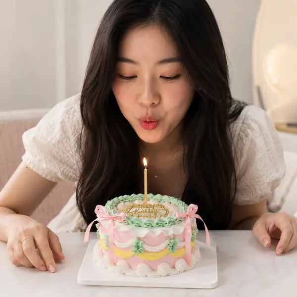 Vanilla Strawberry Cake 0.5lb 2