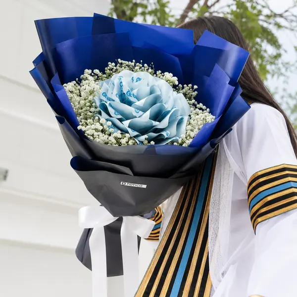 Blue Money Bouquet 4