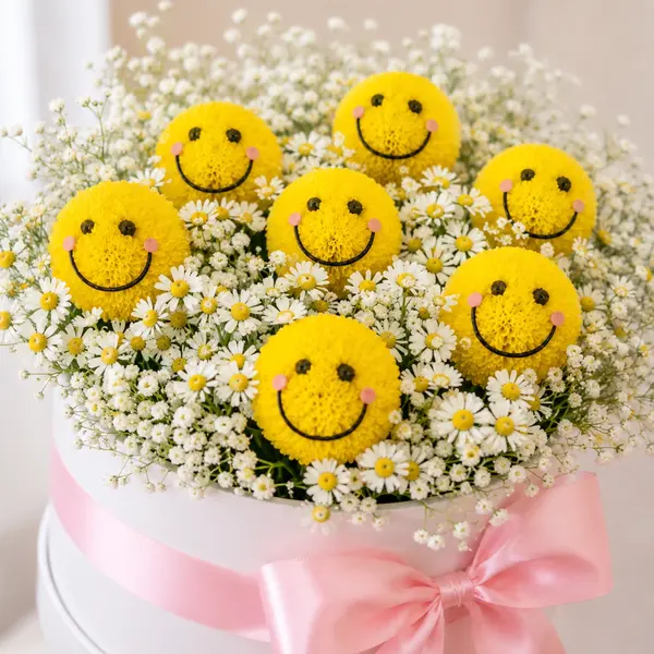 Smiley Fresh Flower Box 3