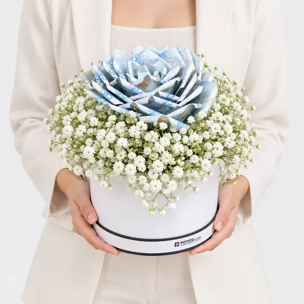 Blue Rose Money Box 3