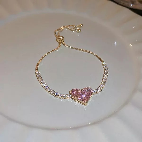 Crystal Heart Bracelet - Crystal Heart Bracelet