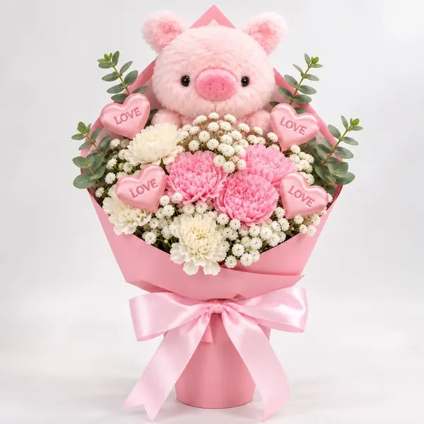 My Little Moo Bouquet 1
