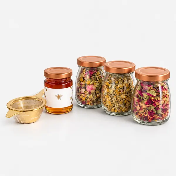 Flower Tea & Honey Gift Set 3