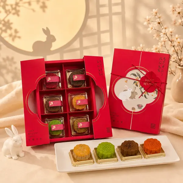 Mini Bean Moon Cakes 3