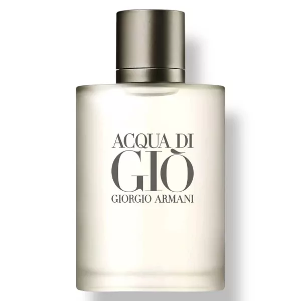 Acqua di Giò by Giorgio Armani 50ml fragrance bottle with silver cap.