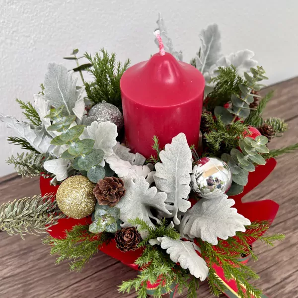 Red Christmas Candle Set - Standard