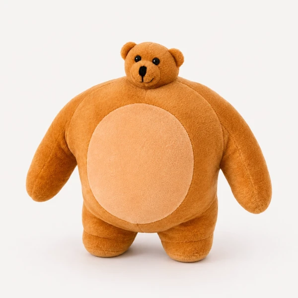 Chonky Tiny-Head Teddy Bear
