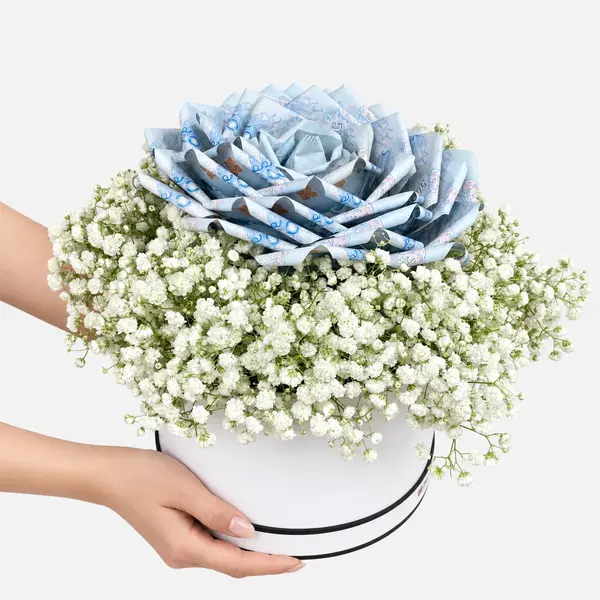 Blue Rose Money Box 2