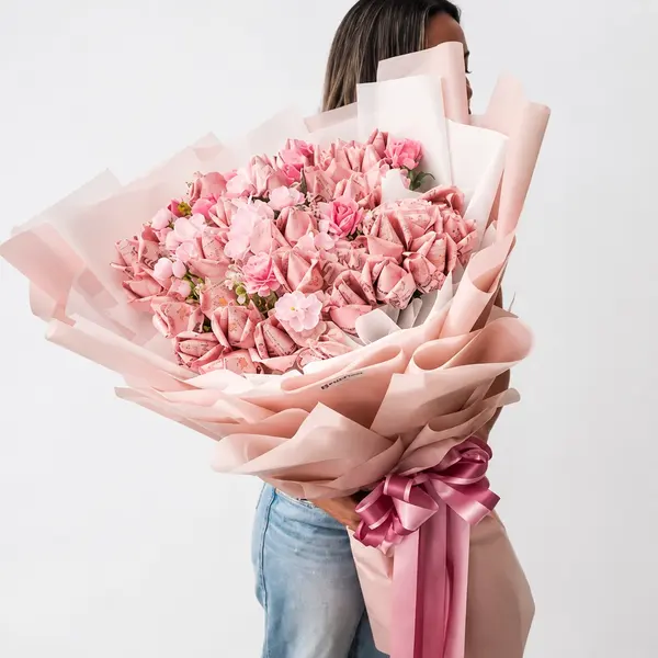 Blush Delight Money Bouquet 3