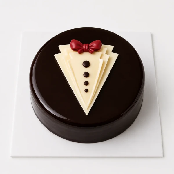 Tuxedo Fudge Cake (0.5 lb)
