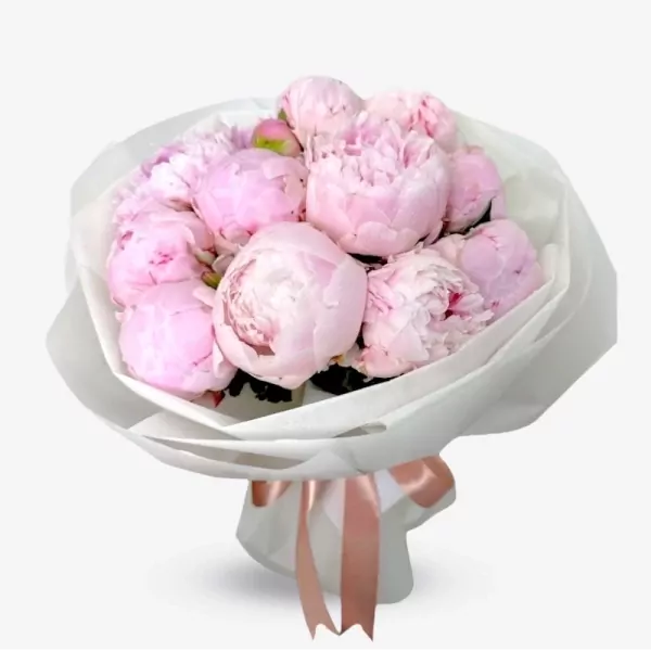10 Peony Bouquet - Standard