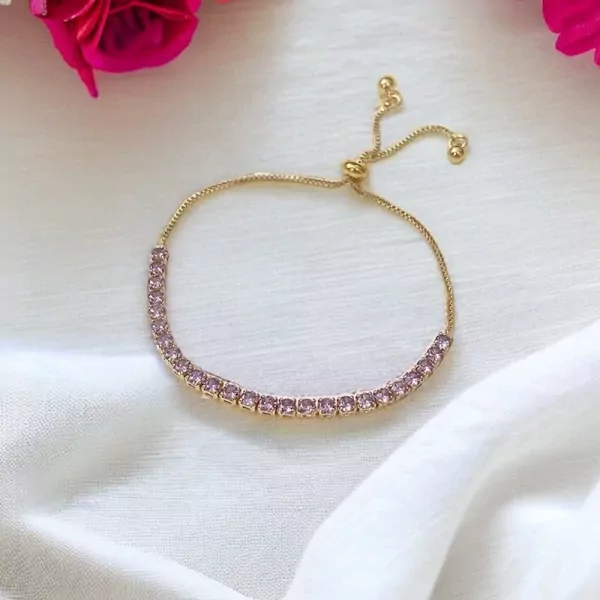 Infinity Tennis Bracelet - Gold