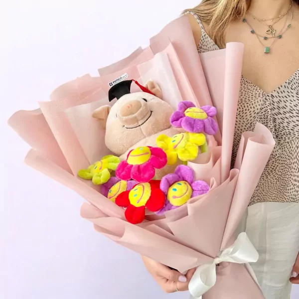 Piggy Doll Bouquet - Standard
