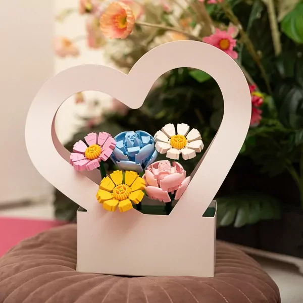 Sweet Lego Heart Basket - Sweet Lego Heart Basket