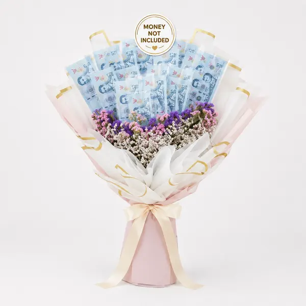 My Pinky Money Bouquet - No Money 4