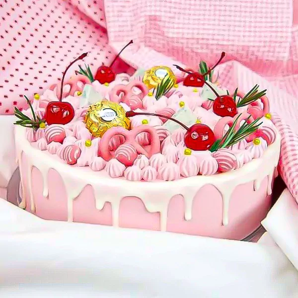 Pink Love Cake 1lb - Pink Love Cake