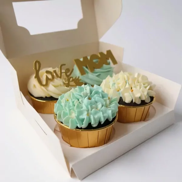 4 Cupcakes - 4 Pieces