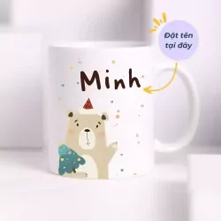 Ly Sứ Thiết Kế Noel Vui Nhộn