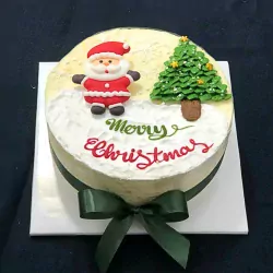 Bánh Mousse Phô Mai Santa's Festive Delight