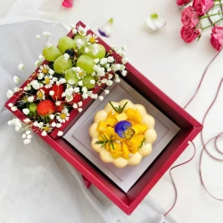 Love Blossom Fruit Cake Basket