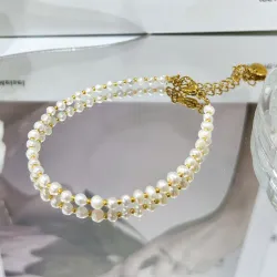 White Pearl Bracelet (3mm)