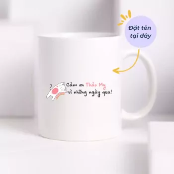 Ly Sứ Thiết Kế Lời Cảm Ơn Ngọt Ngào