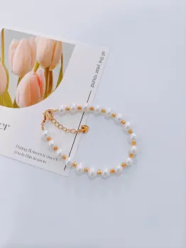 White Pearl Bracelet (6-7mm)
