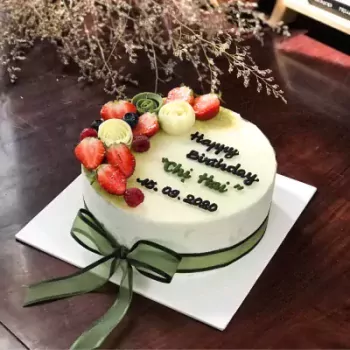 Bánh Kem Mousse Trà Xanh Chanh