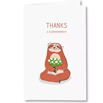 Thiệp Thanks A Slooooth