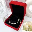 White Pearl Bracelet (3mm) 4