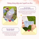 Cupid Love Box with handwritten love notes, inspired by old letters.