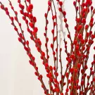 Red pussy willow branches, a symbol of good luck and joy for Tet.