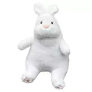 Plush white rabbit with pink nose and paw details, 40cm tall.