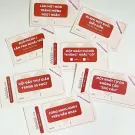 Love coupons with heart shapes and Vietnamese text offering romantic activities for couples.