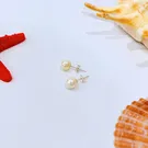 White Akoya Pearl Earrings 3