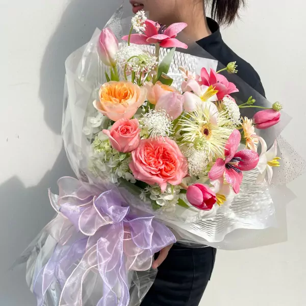 Bó mix Tulip Mỹ nhân - ảnh 4