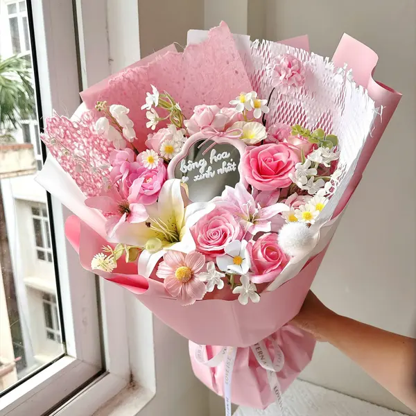 Dreamy Soap Flower Bouquet 2