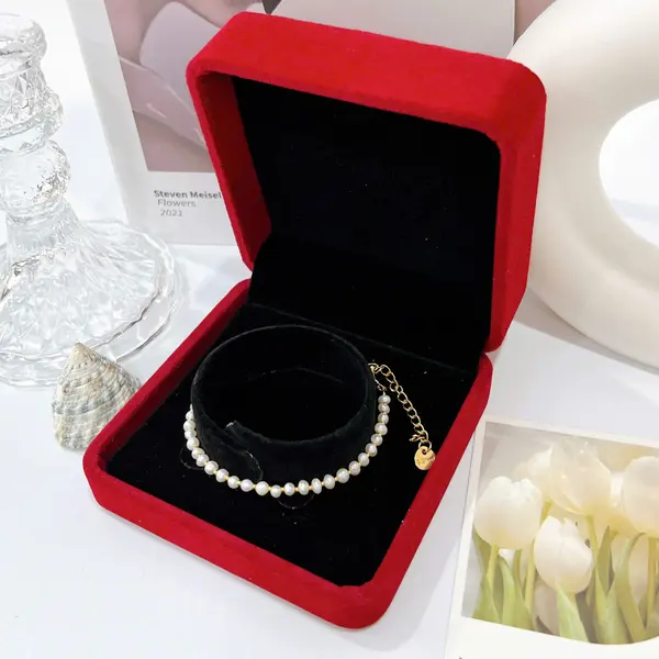 White Pearl Bracelet (3mm) 4