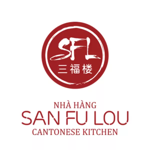 Logo for San Fu Lou, a Cantonese Kitchen restaurant, with "SFL" and Chinese characters.