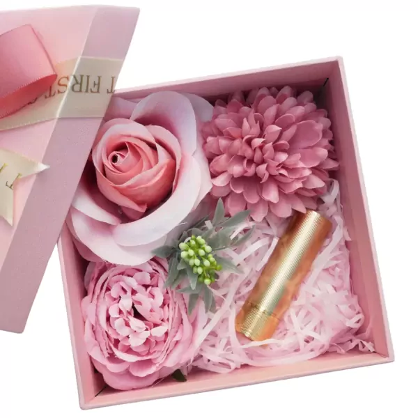Hộp Quà Son Gucci Và Hoa Lụa Blossom - Cơ Bản