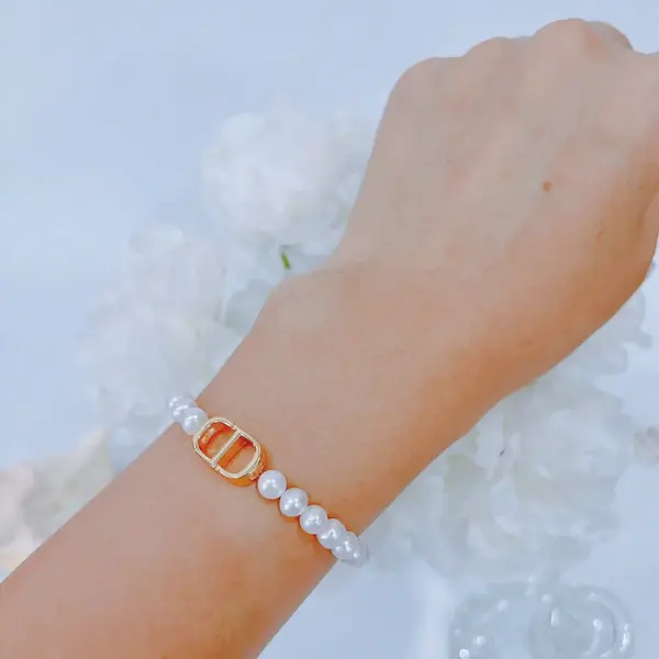 Pearl Jewelry Set with CD Charm 4