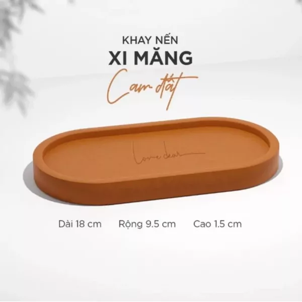Khay cam đất