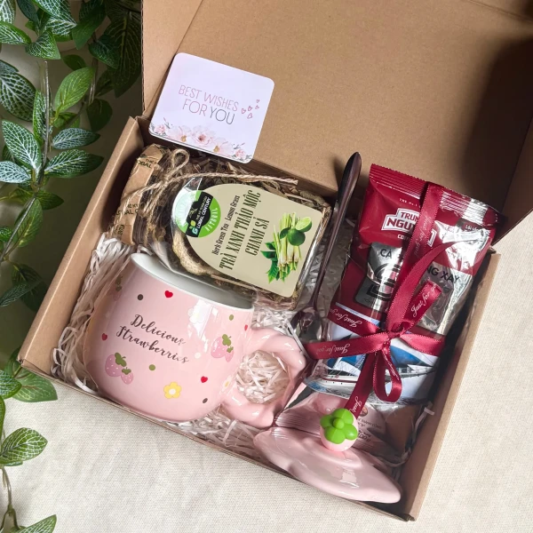 Love Inside Gift Box - Hồng Dâu