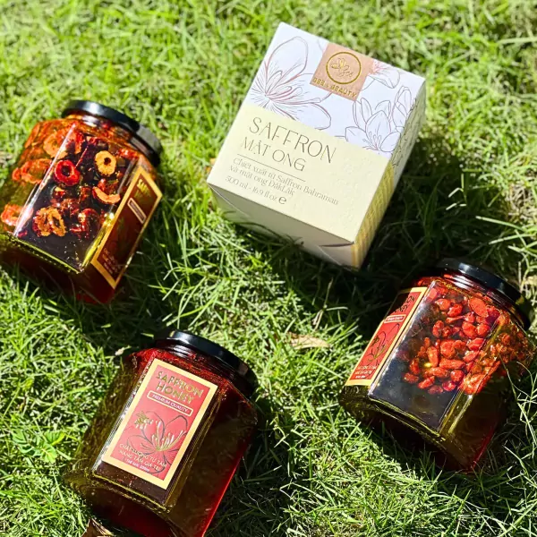 Saffron Ngâm Mật Ong Đông Trùng Hạ Thảo 200ml - Đông Trùng