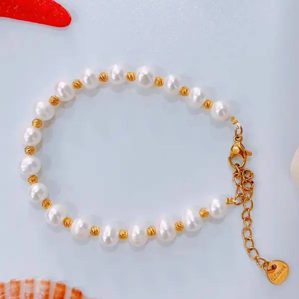 White Pearl Bracelet (6-7mm) 1