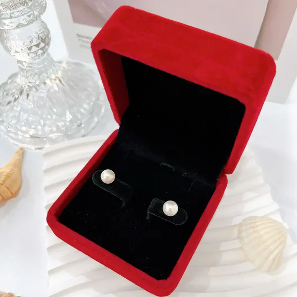 White Akoya Pearl Earrings 5
