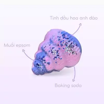 Bathbomb Thư Giãn - Pink Ocean