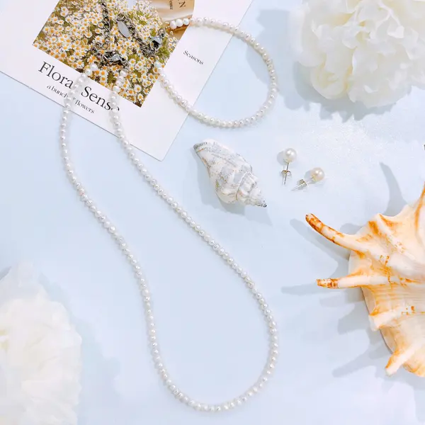 3-Piece White Pearl Set (3mm) 3