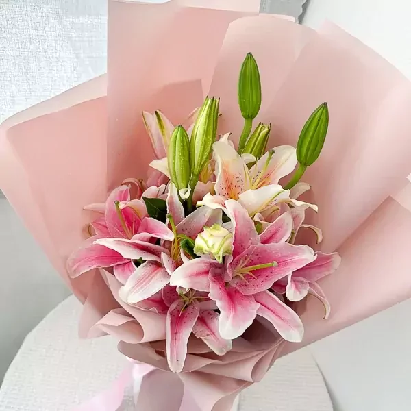 Bó Lily Tinh Khôi - ảnh 3