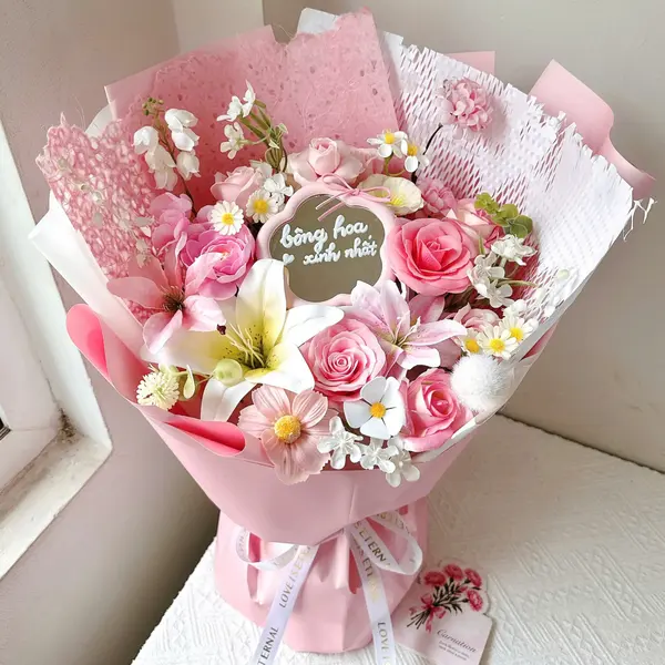 Dreamy Soap Flower Bouquet 1